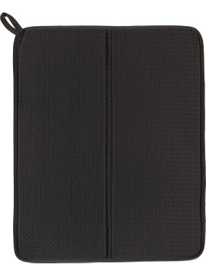 Karokstore Bulaşık Kurutma Matı 44X36 cm Yıkanabilir ve Dayanıklı-Gri
