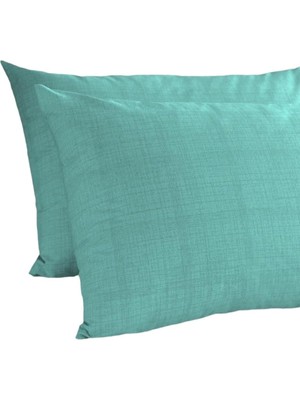 Karokstore - 2'li Yastık Kılıfı 50X70 cm Petrol (Petrol / 50 x 70)