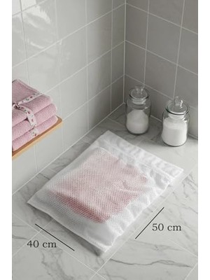 Karokstore Paris Elbise Yıkama Filesi Torbası 50X40 cm Yıkama Filesi Elbise Kıyafet Yıkama Filesi
