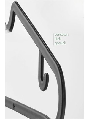 Karokstore 10 Adet Askı Kıyafet Askısı Elbise Tişört Gömlek Pantolon Ceket Sweatshirt Askısı Dolap Içi Kırılmaz Sağlam Yer Kaplamaz Askı 40CM