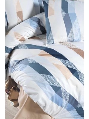 Karokstore Tek Kişilik Nevresim Takımı Pamuklu Nevresim 160 * 220-AGUSTIN