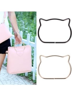 Karokstore Çanta Sapi Metal Kedi Gümüş