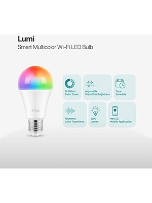 Karokstore Ttec, Fıg. Lumi Çok Renkli LED Wi-Fi Akıllı Ampul