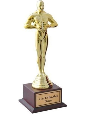 Karokstore Yılın En Iyi Abisi Oscar Ödülü - Oscar Heykeli - Abiye Hediye Oskar Başarı Ödülü 8682401013647