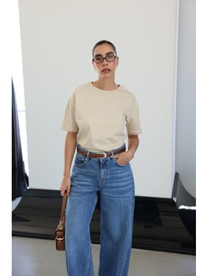 Bisiklet Yaka Basic Tshırt