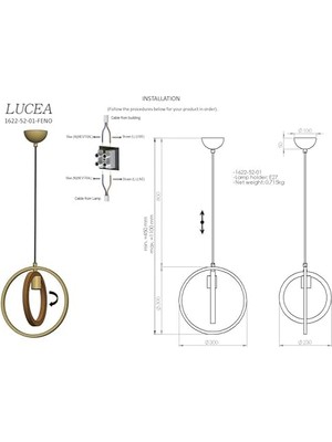 Karokstore Fedo Tekli Lak Sarkıt Avize 1XE27