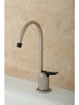 Karokstore Gourmetier K6198 Americana Tek Kolu Su Filtrasyon Musluğu, Fırçalanmış Nikel, 0.25