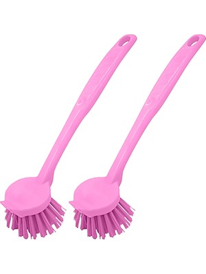 Karokstore Lavabo Temizleme Fırçası, 2 Adet (Pembe)
