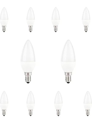 Karokstore Uzlıght 7W 6500K Beyaz Işık E14 Duy LED Mum Ampul