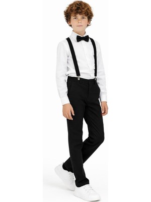 Mavimoure Erkek Çocuk 23 Nisan 29 Ekim Gömlek-Pantolon-Papyon Takımı Kostüm