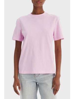 Calvin Klein Pamuklu Regular Fit Bisiklet Yaka Logolu T Shirt LV147C857G2MU Bayan T Shirt LV147C857G 2mu