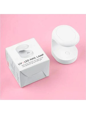 Mini Uv LED Işık Oje Tırnak Kurutucu Tasarımlı Express Protez Tırnak Kiti Kurutma Cilası ( Lisinya )