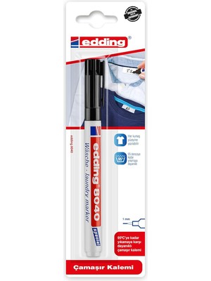 Karokstore Edding Turkey ED8040B101 8040 Çamaşır Kalemi Siyah