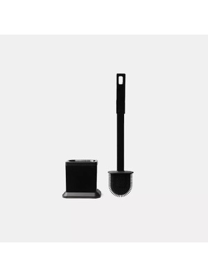 Karokstore Kare Slikon Klozet Fırçası Siyah (NV2024)
