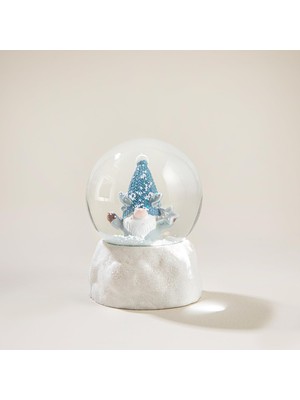 Karokstore Peci Kar Küresi Mavi/beyaz