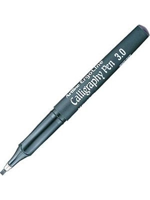Karokstore Ergoline Calligraphy Pen 3.0 Kaligrafi Kalemi, 3.0 Mm, Siyah