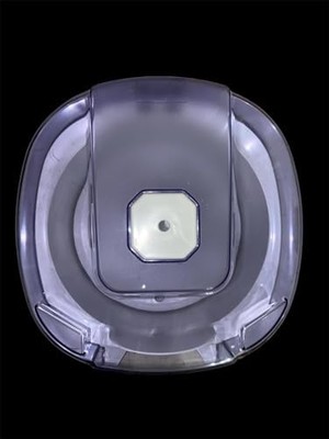 Karokstore Merkezi Çekmeli Kağıt Havlu Dispenseri, Şeffaf Mavi ve Beyaz, Duvar Montajlı Mini Boy