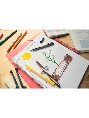 Karokstore Pointmax - Keçe Uçlu Kalem - 4'lü Paket - Çeşitli Renkler