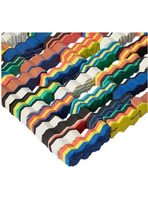 Karokstore PML1001 Geri Dönüştürülmüş Parmak Arası Kapı Paspası, Tek Boyut, Çok Renkli