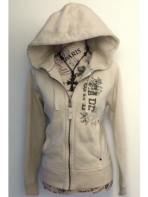 Bej Cape Harajuku Y2K Crop Hırka