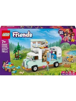 Karokstore Arkadaşlık Karavan Macerası 42663-7 Yaş ve Üzeri Kız ve Erkek Çocukları Için Mini Bebek Içeren Yaratıcı Oyuncak Yapım Seti, Doğum Günü Hediyesi (778 Parça)