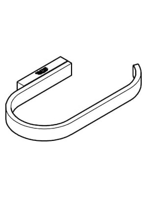 Karokstore Tuvalet Kağıtlığı Brushed Hard Graphite 41068AL0