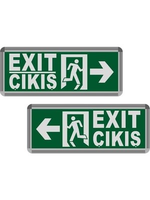 Karokstore Opto 3W Çıkış-Exit LED Armatür - 2 Adet (Sağ-Sol) Hs 4600