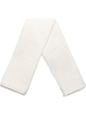 Karokstore Taşlanmış Ekru Denim Pamuk Masa Örtüsü