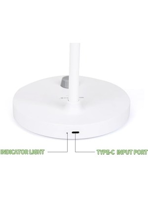 Karokstore Wellhise WD-6075 Dimmerli LED Ayarlanabilir Kablosuz Type-C Şarjlı Masa Lambası Çalışma Lambası