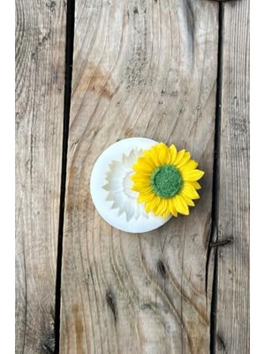 Karokstore Ayçiçeği Tekli Mum Kalıbı (Silikon) (1 Adet)
