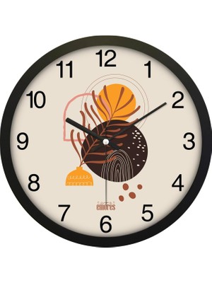 Karokstore 30 cm Gerçek Cam Sessiz Mekanizma Duvar Saati