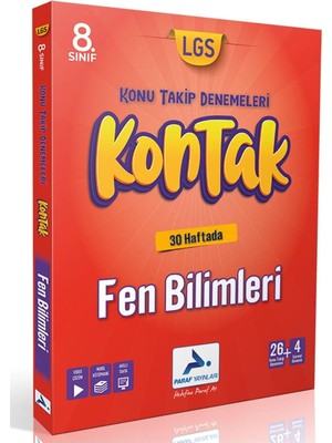 Karokstore 8. Sınıf Fen Bilimleri 30 Kontak Deneme