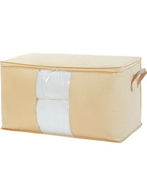 Karokstore Boy Pvc Pencereli Bej Hurç 75 x 40 x 40 cm