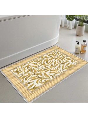 Monnhein Banyo Paspası, Yumuşak Banyo Halısı, Kaymaz Dot Tabanlı, Yıkanabilir - 60X100