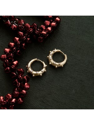 Cherry By Özkonak Taşlı Galaxy Küpe