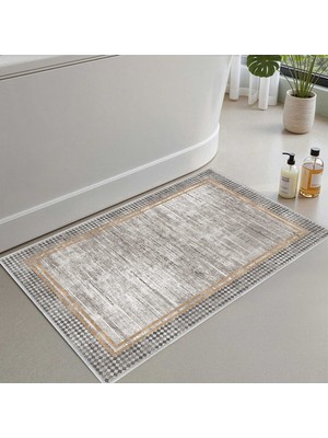 Monnhein Banyo Paspası, Yumuşak Banyo Halısı, Kaymaz Dot Tabanlı, Yıkanabilir - 60X100