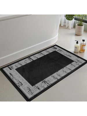 Monnhein Banyo Paspası, Yumuşak Banyo Halısı, Kaymaz Dot Tabanlı, Yıkanabilir - 60X100