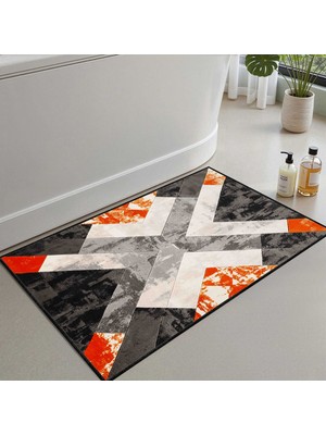 Monnhein Banyo Paspası, Yumuşak Banyo Halısı, Kaymaz Dot Tabanlı, Yıkanabilir - 60X100