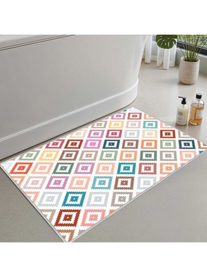 Monnhein Banyo Paspası, Yumuşak Banyo Halısı, Kaymaz Dot Tabanlı, Yıkanabilir - 60X100