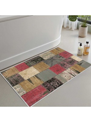 Monnhein Banyo Paspası, Yumuşak Banyo Halısı, Kaymaz Dot Tabanlı, Yıkanabilir - 60X100