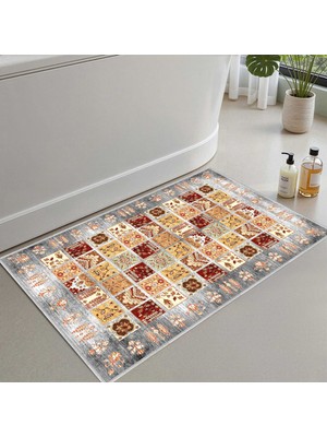 Monnhein Banyo Paspası, Yumuşak Banyo Halısı, Kaymaz Dot Tabanlı, Yıkanabilir - 60X100