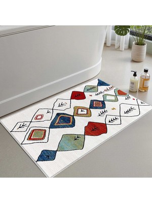 Monnhein Banyo Paspası, Yumuşak Banyo Halısı, Kaymaz Dot Tabanlı, Yıkanabilir - 60X100