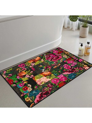Monnhein Banyo Paspası, Yumuşak Banyo Halısı, Kaymaz Dot Tabanlı, Yıkanabilir - 60X100