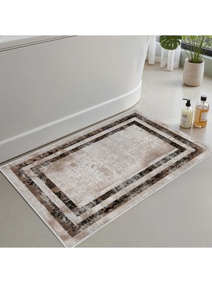 Monnhein Banyo Paspası, Yumuşak Banyo Halısı, Kaymaz Dot Tabanlı, Yıkanabilir - 60X100