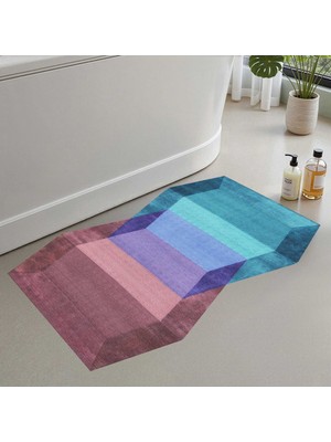 Monnhein Banyo Paspası, Yumuşak Banyo Halısı, Kaymaz Dot Tabanlı, Yıkanabilir - 60X100