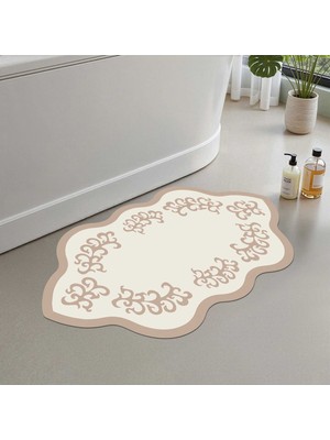 Monnhein Banyo Paspası, Yumuşak Banyo Halısı, Kaymaz Dot Tabanlı, Yıkanabilir - 60X100