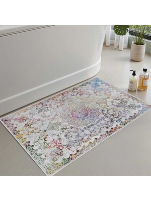 Monnhein Banyo Paspası, Yumuşak Banyo Halısı, Kaymaz Dot Tabanlı, Yıkanabilir - 60X100