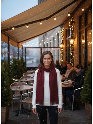 Triko Püskül Atkı