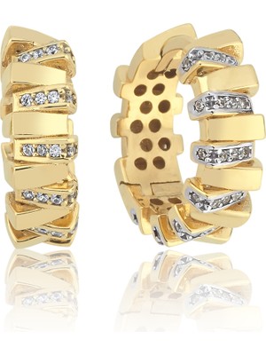 Cherry By Özkonak Taşlı Çark Küpe