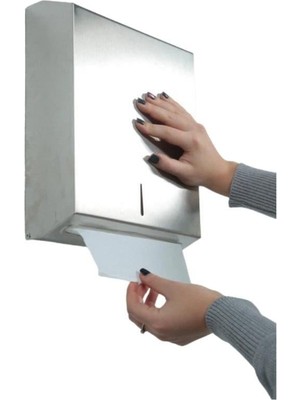 Maxiflow 304 Kalite Z Katlama 400 Kağıt Havlu Dispenseri